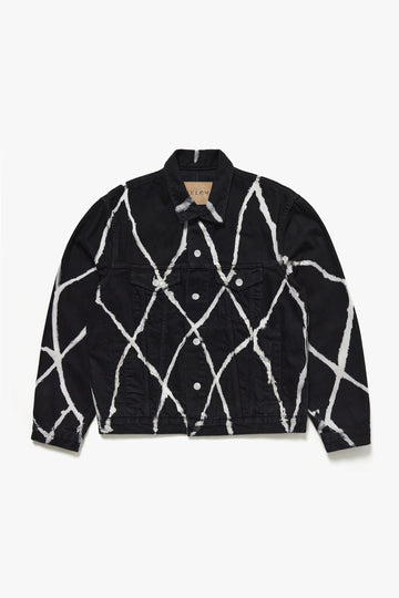 Oxley Hand Printed Organic Cotton Denim Jacket - Oxley Official